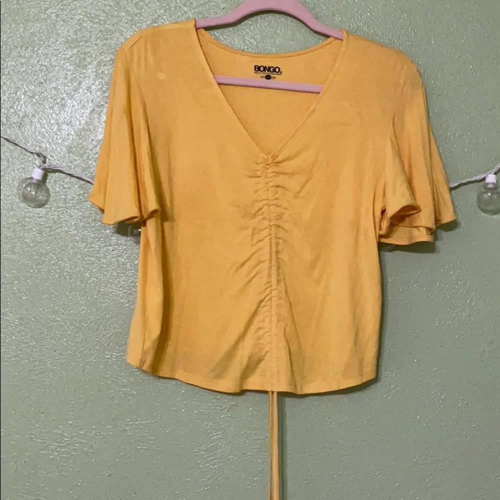 Yellow blouse